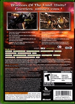 Xbox 360 Warriors Orochi 3 Back CoverThumbnail